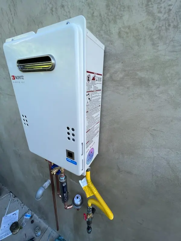 Tankless water heater installation for Placerville homes